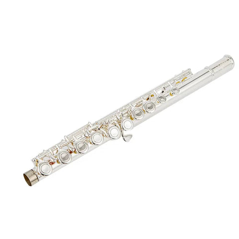16 Keys Nickel Silver Closed Hole Student Flute with Offset G E Mechanism for Beginners7