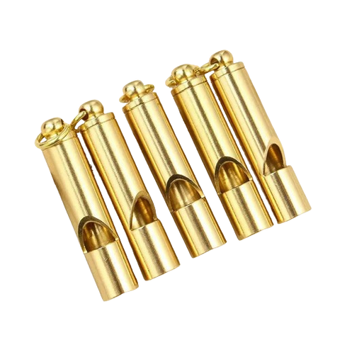 Pure Brass Whistle Outdoor Survival Whistle Basketball Football Referee Training Metal Whistle