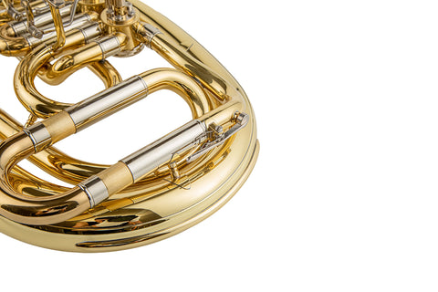 Gold-Lacquered Bb Treble-Key Baritone Horn for Beginners Euphonium 98
