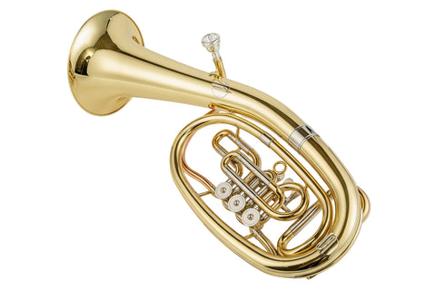 Gold-Lacquered Bb Treble-Key Baritone Horn for Beginners Euphonium