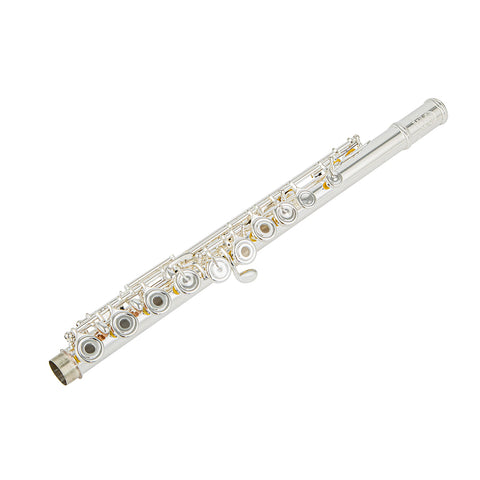 Handmade Solid Silver Flute – Open/Closed Hole Professional Concert Flute with Case 121
