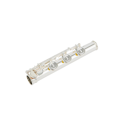 Handmade Solid Silver Flute – Open/Closed Hole Professional Concert Flute with Case 9864