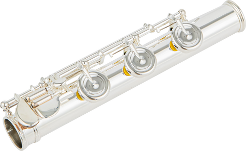 Handmade Solid Silver Flute – Open/Closed Hole Professional Concert Flute with Case i7