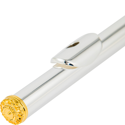 Handmade Solid Silver Flute – Open/Closed Hole Professional Concert Flute with Case 6753