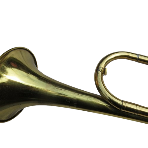 Clear Lacquered Brass bugle horn Instrument 1