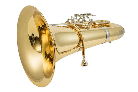 JP377B Sterling Bb student Tuba with 4 rotary valves Gold Brass Bell Diameter