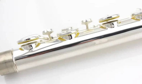 Bass flute VBF-A600 C tune white brass body flute ensemble bass instrument JP