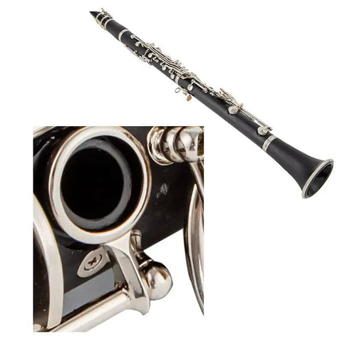 Bb clarinetto B Flat Clarinet 17 Nickel Keys ABS Material Bb Tones Particularly Beginner & Students Bb Clarinet 17 Nickel Keys ABS Material Bb Tones Particularly Beginner & Students JP