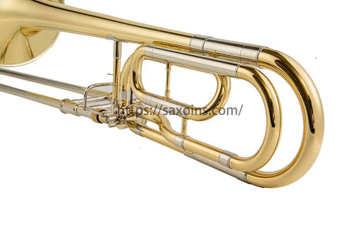 Bb/F high grade modulated tenor trombone with trigger and case by JP1