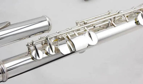 Silver-plated alto flute in G key for students and ensemble performances2