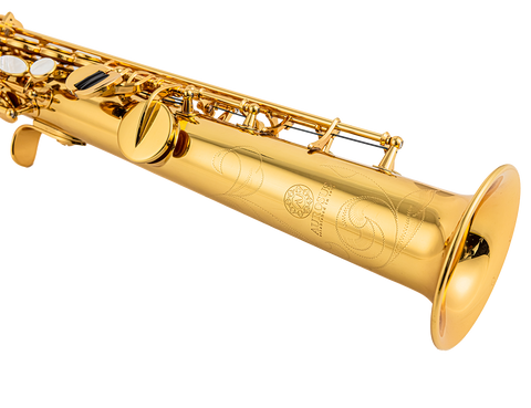 S-818L: Classic Gold Lacquer Soprano Sax 3232