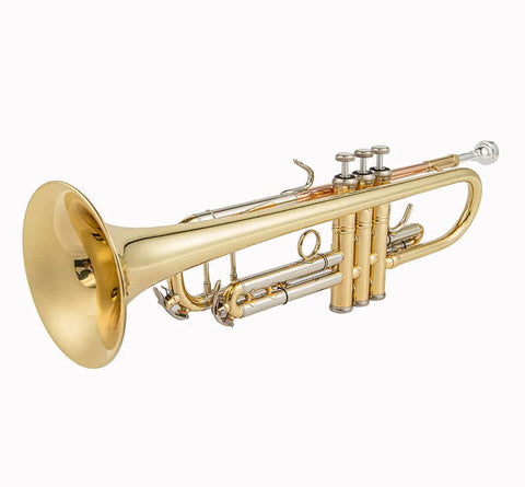 Bb Student Trumpet TR-8333 with Yellow Brass Bell - Beginner Friendly5